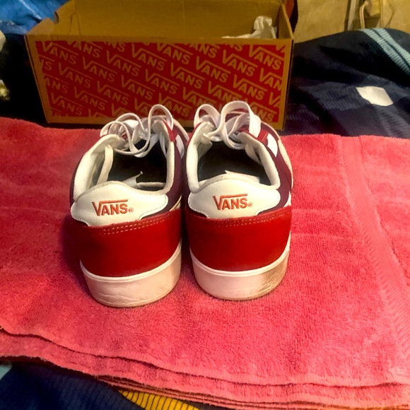 Vans Cruze Too size 12 red/burgundy men’s shoe, like new worn once, original box - Picture 3 of 4